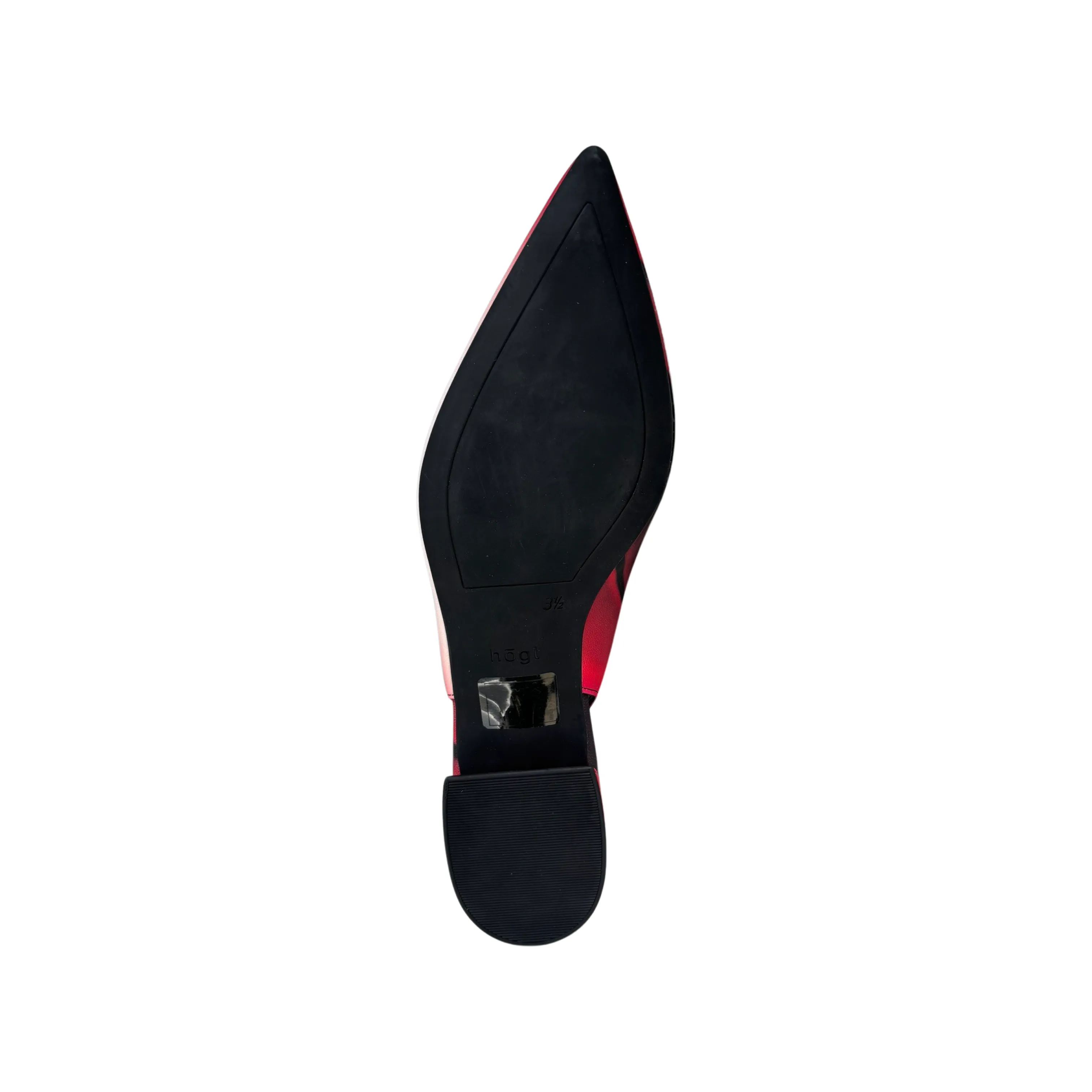 101917 Red Flat Sling back