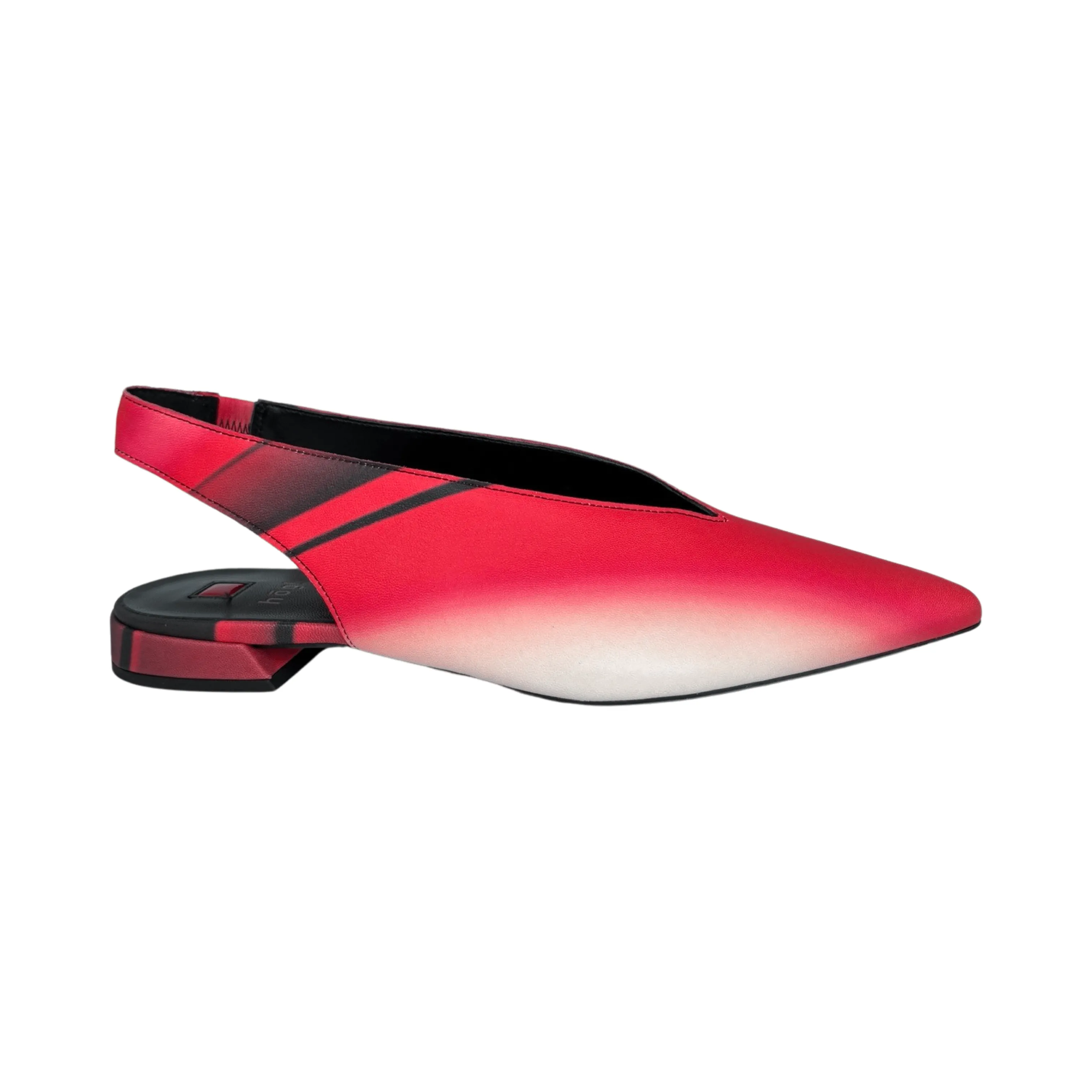 101917 Red Flat Sling back