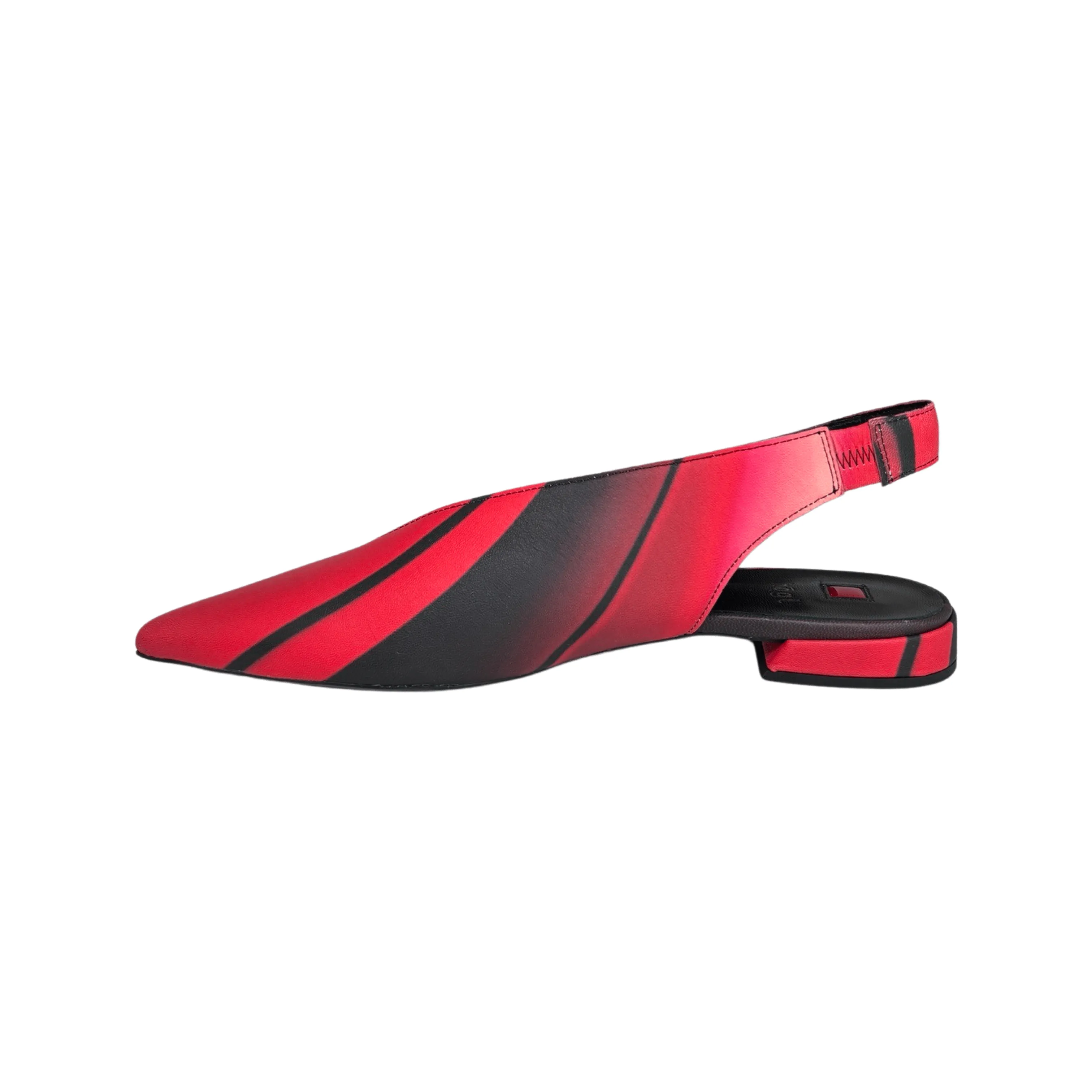 101917 Red Flat Sling back