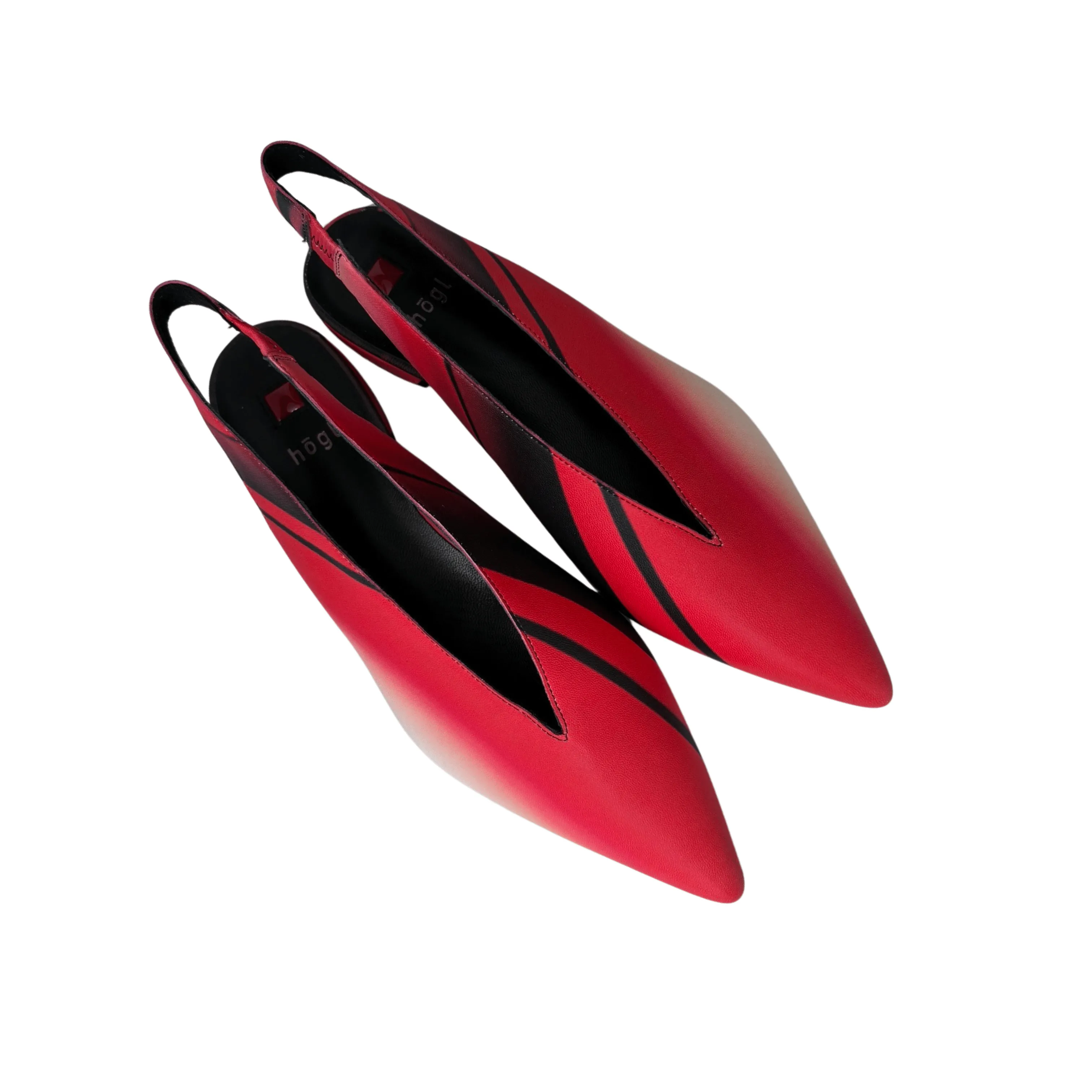 101917 Red Flat Sling back