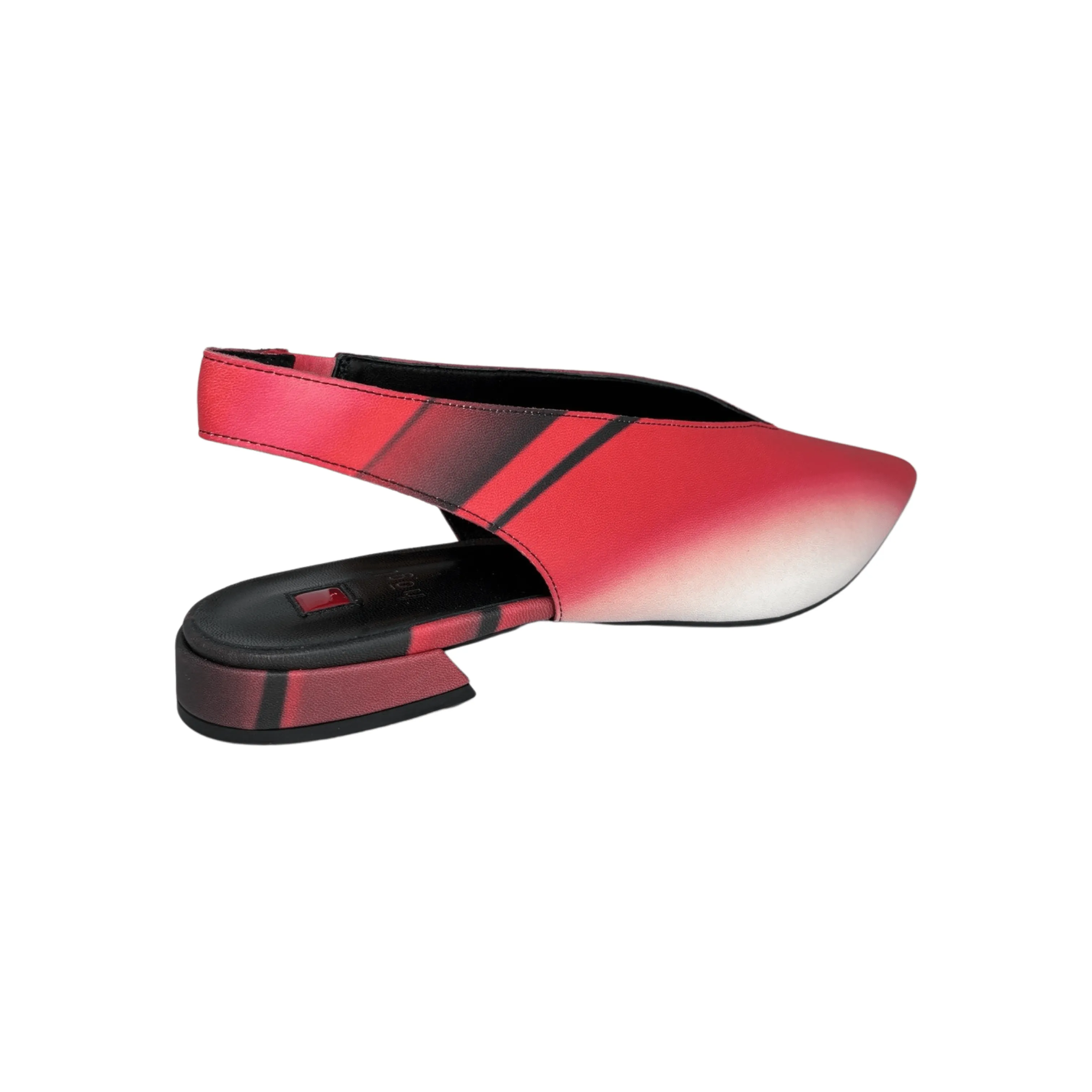 101917 Red Flat Sling back