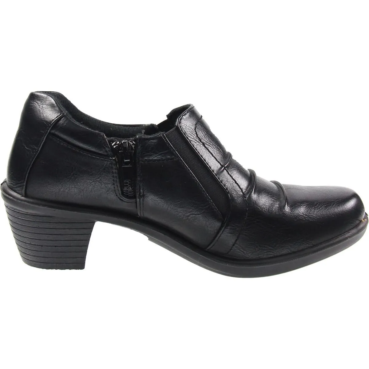 313092 Womens Block Heel Manmade Loafers