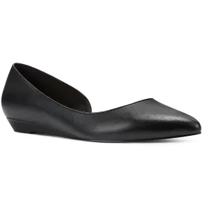 7 Saige Womens Cut-Out Faux Leather D'Orsay