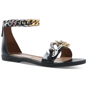 810006W1CU0 Womens Belted Leather Ankle Strap