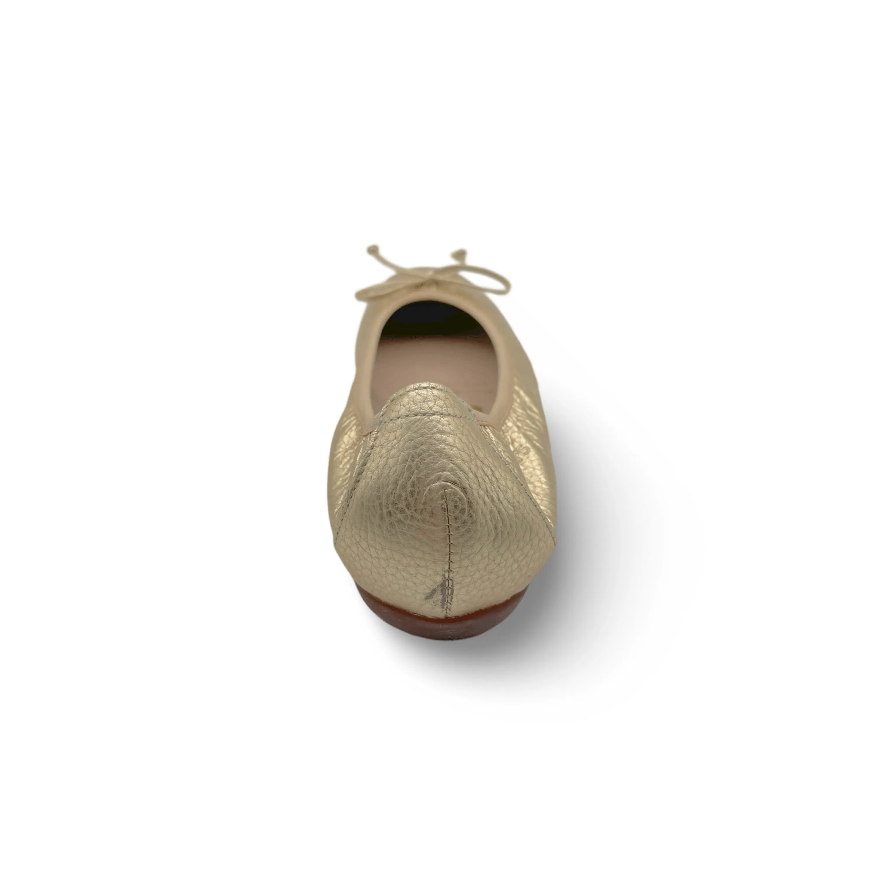 A61112 Gold Ballet Flat