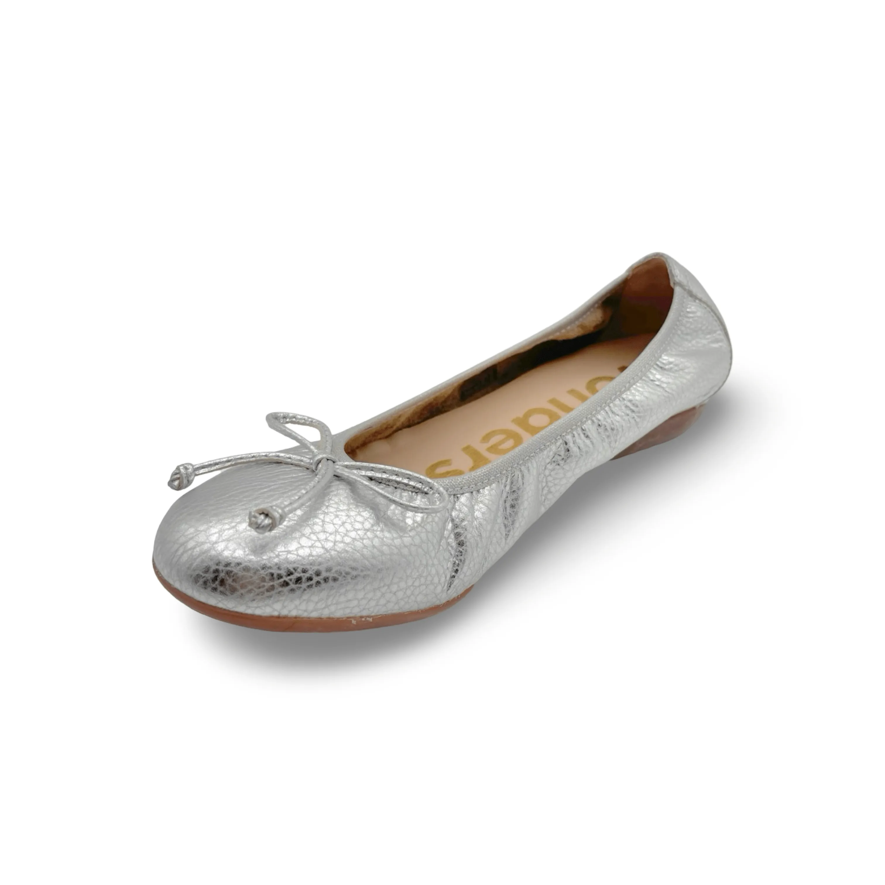 A61112 Silver Ballet Flat