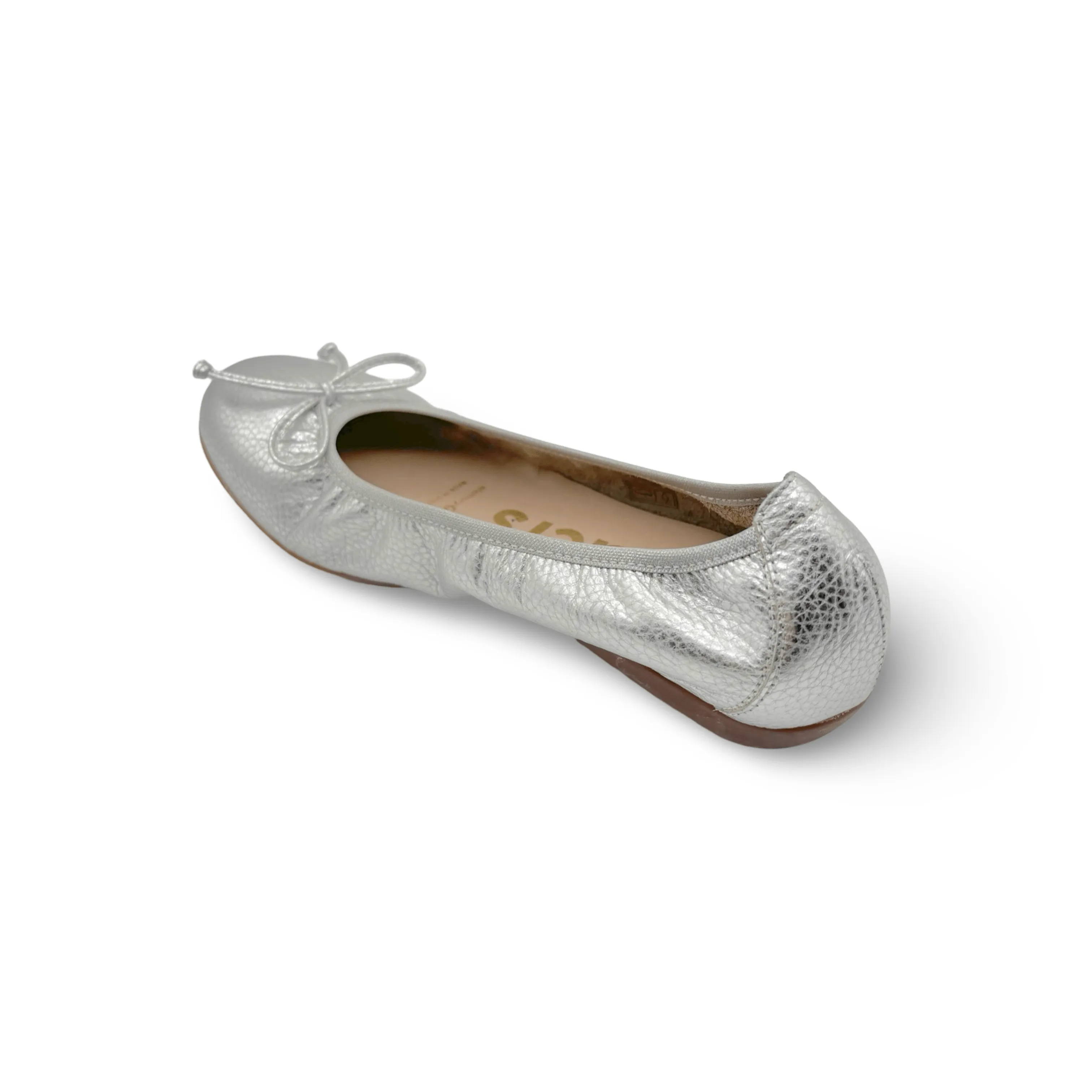 A61112 Silver Ballet Flat