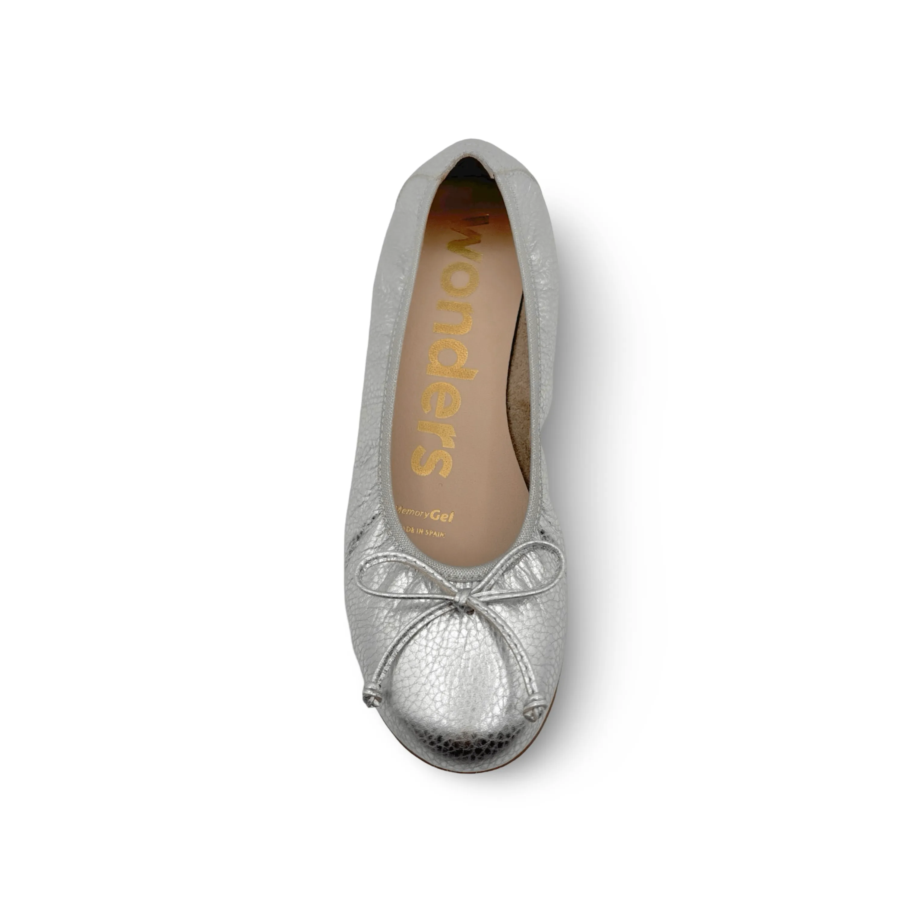 A61112 Silver Ballet Flat