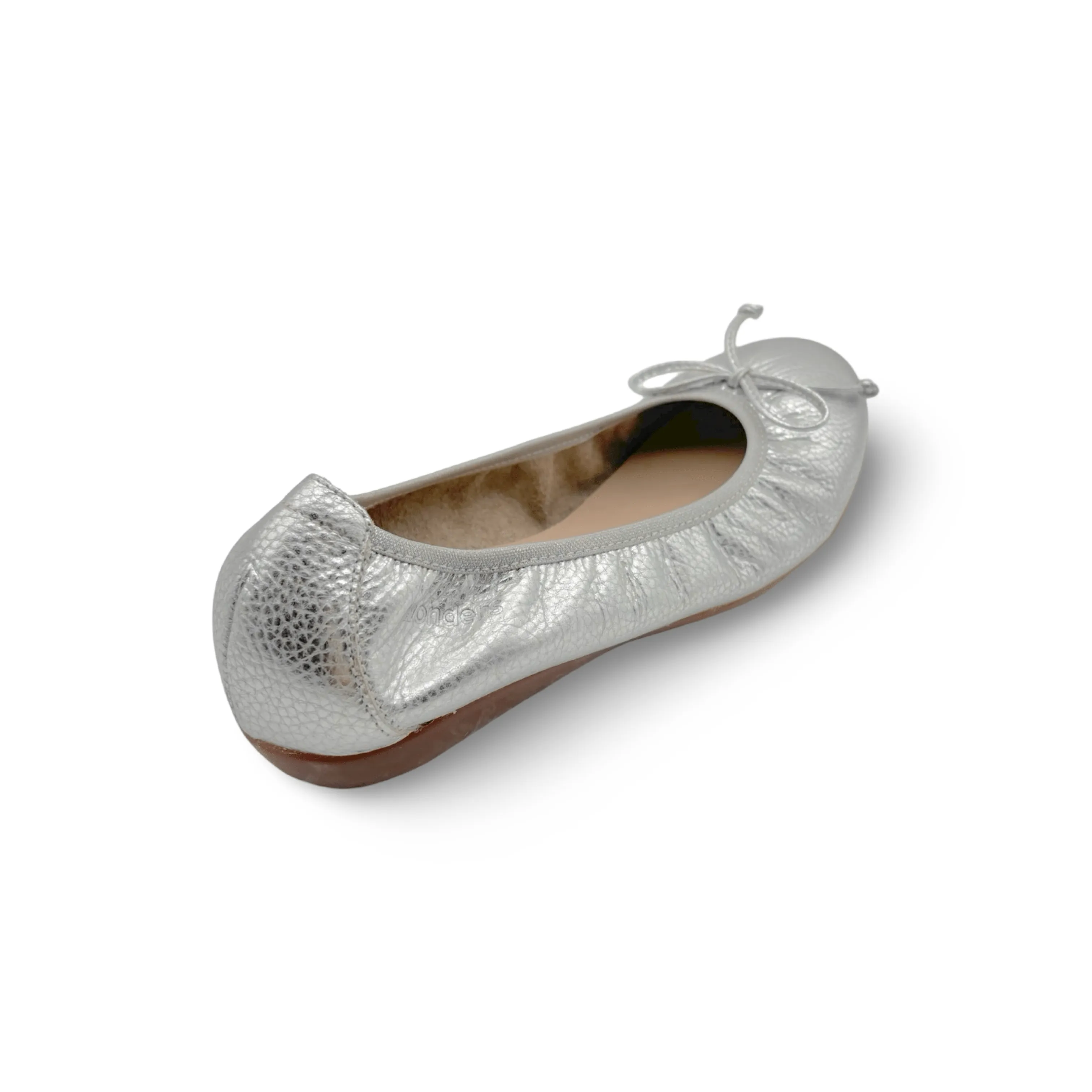 A61112 Silver Ballet Flat