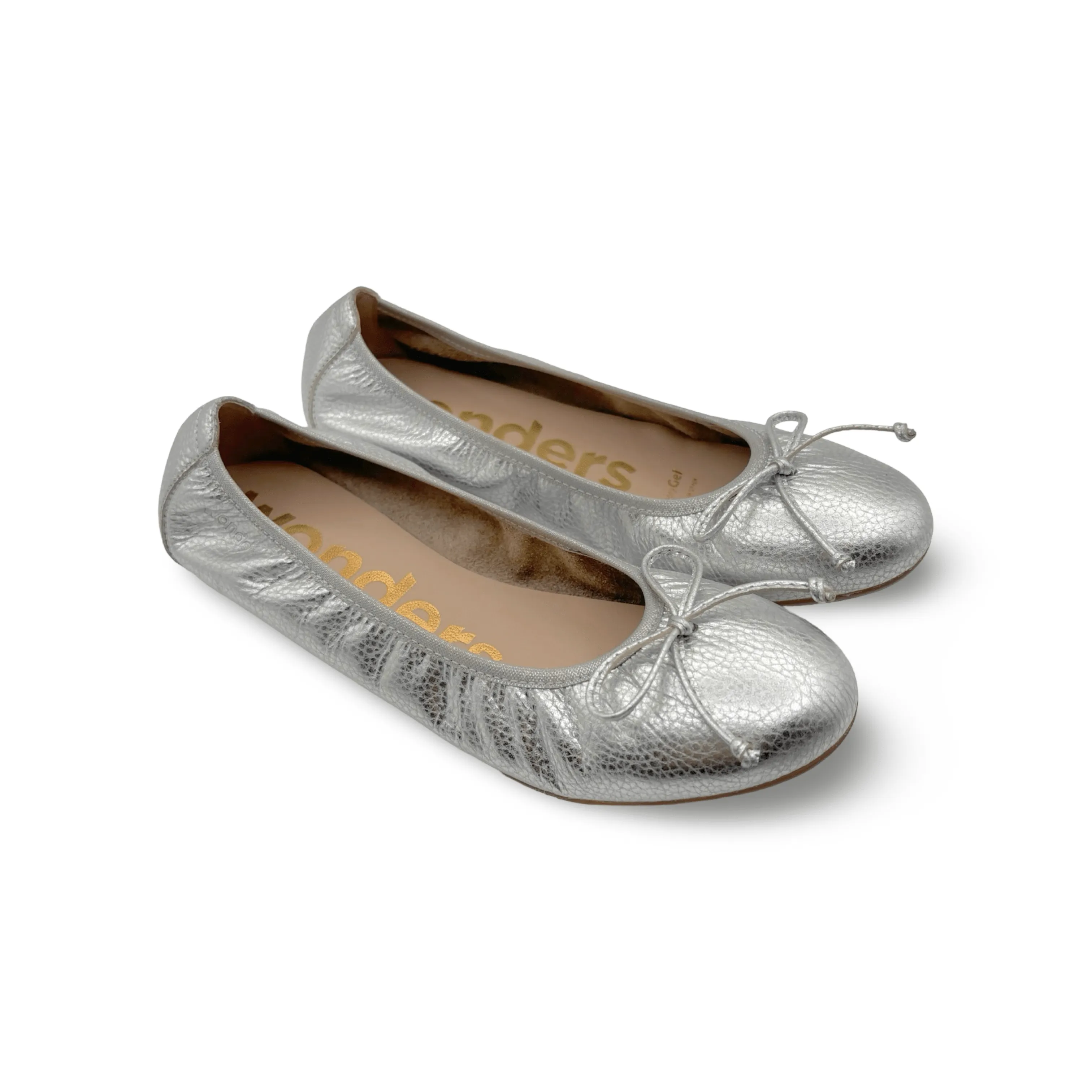 A61112 Silver Ballet Flat