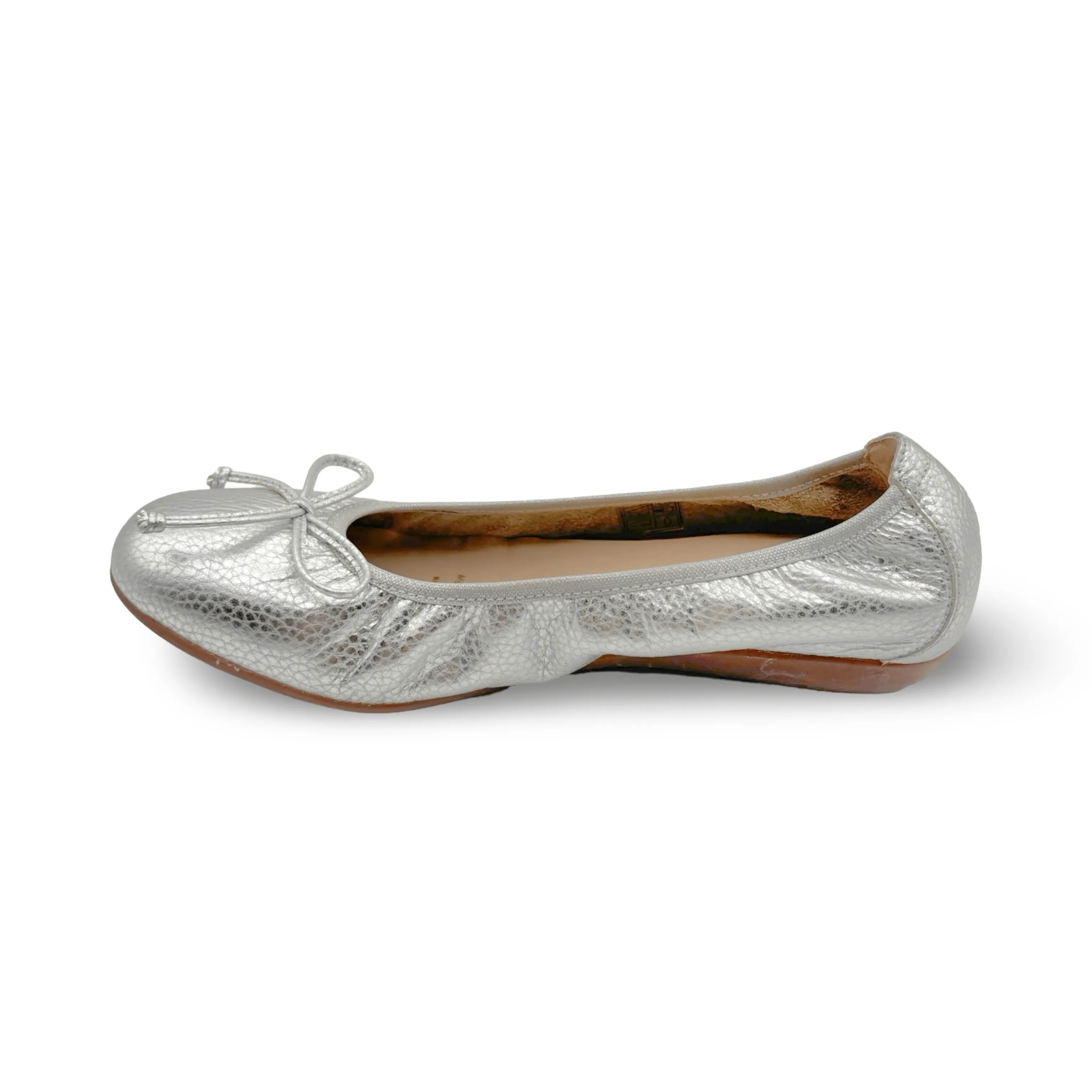 A61112 Silver Ballet Flat
