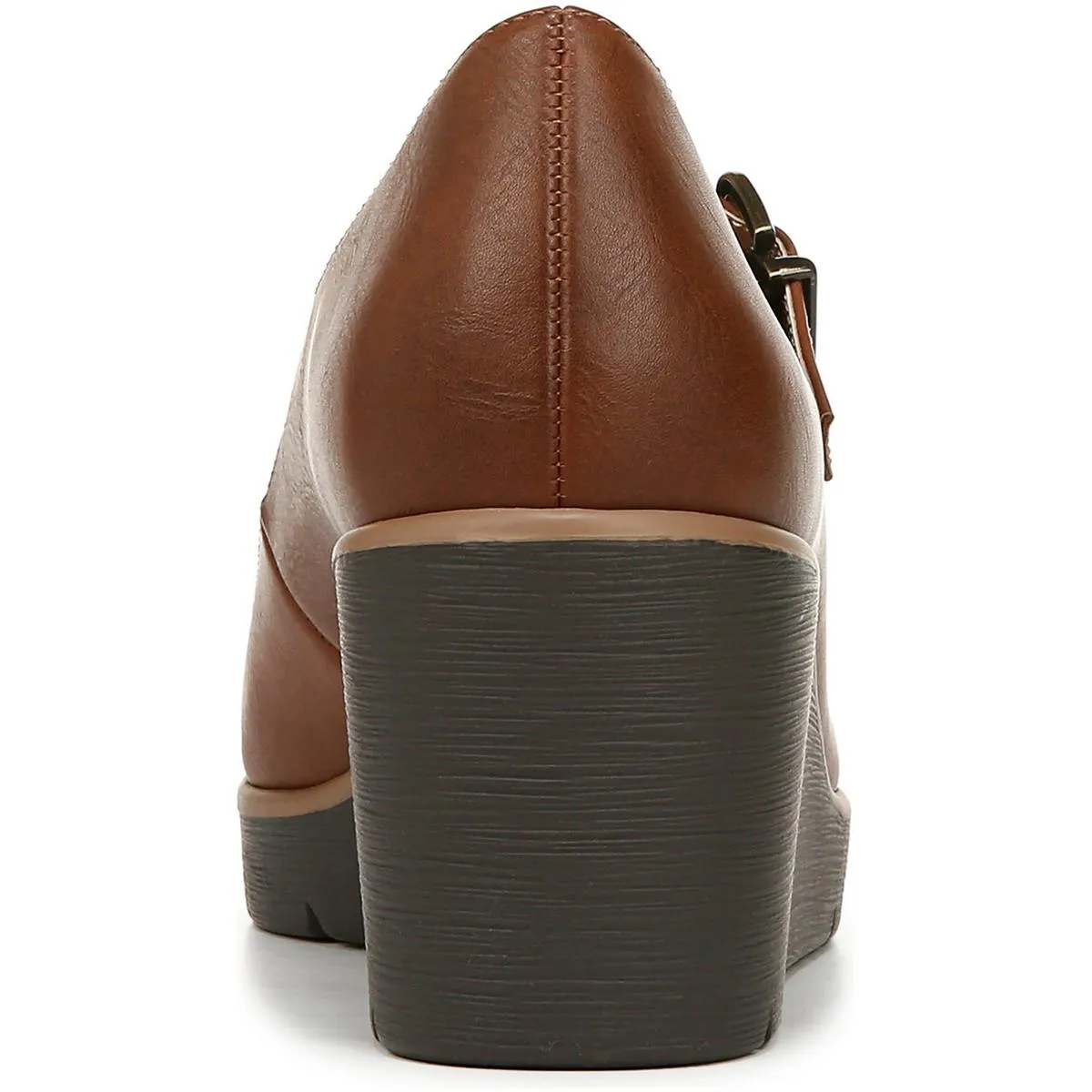 Adore Womens Faux Leather Wedge Mary Janes