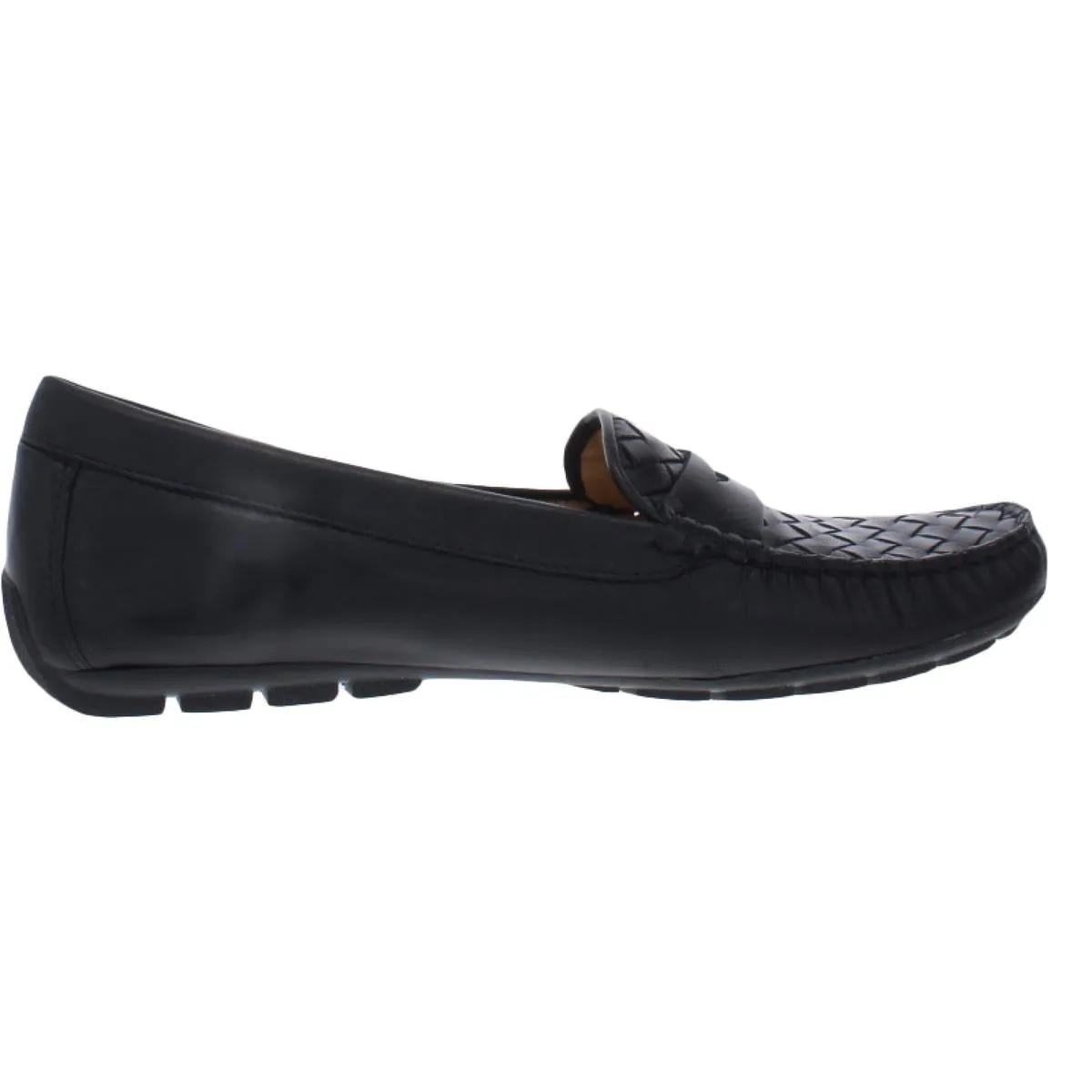 Adrik Womens Leather Slip On Penny Loafers