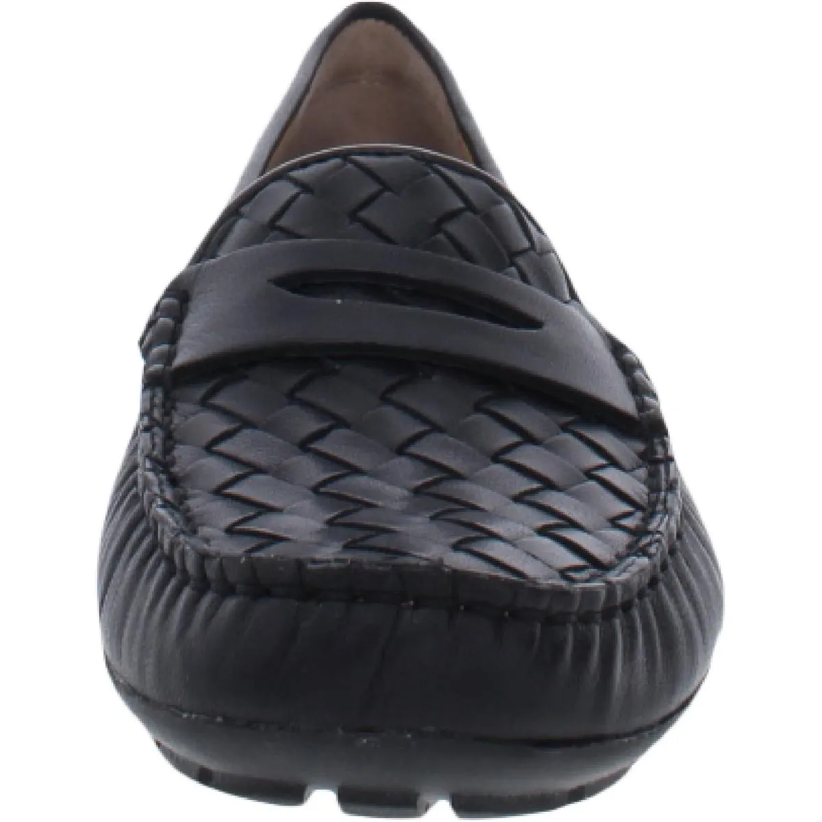 Adrik Womens Leather Slip On Penny Loafers