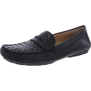 Adrik Womens Leather Slip On Penny Loafers