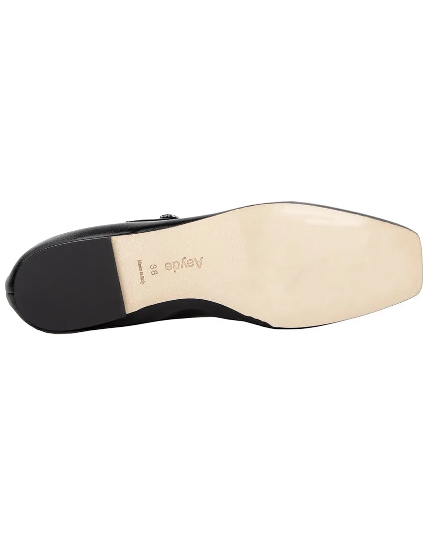 Aeyde Uma Leather Flat