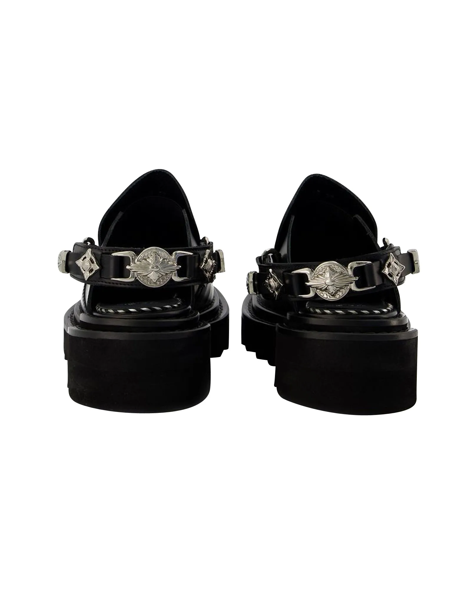 Aj1239 Mules - Toga Pulla - Black - Leather