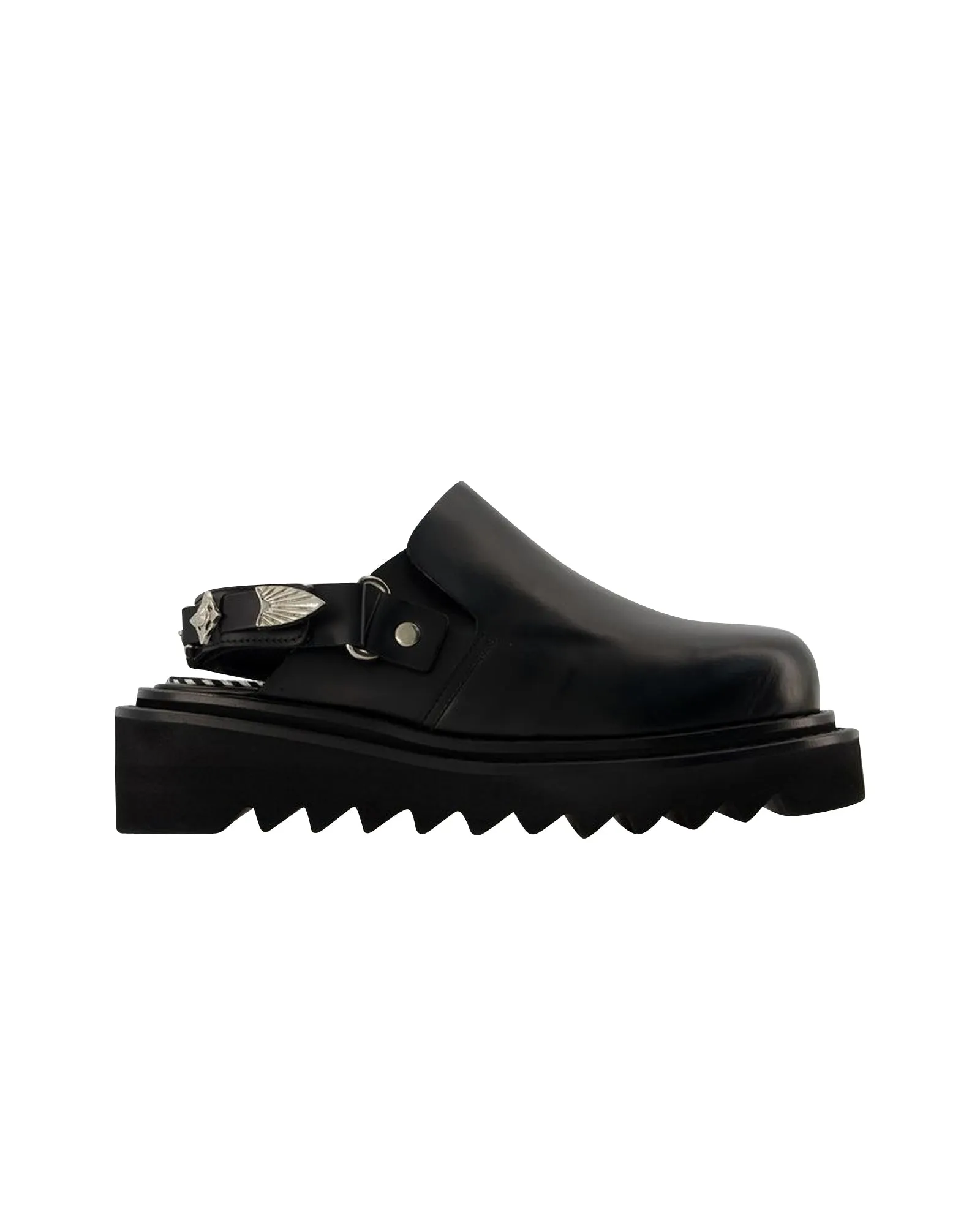 Aj1239 Mules - Toga Pulla - Black - Leather