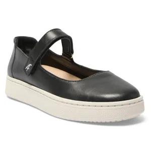 Albany Flat in Black Leather