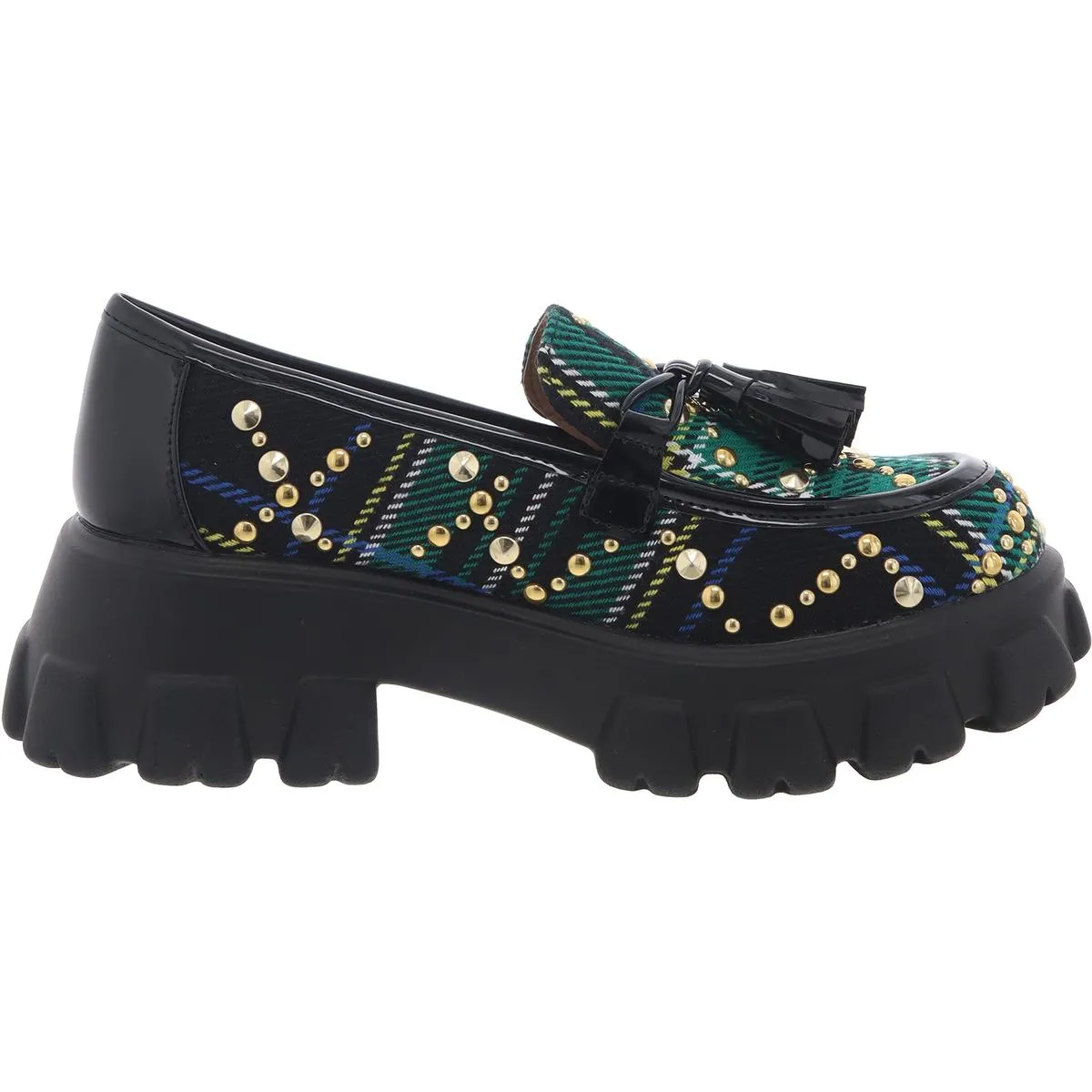 Aleah Womens Embellished Slip On Loafers