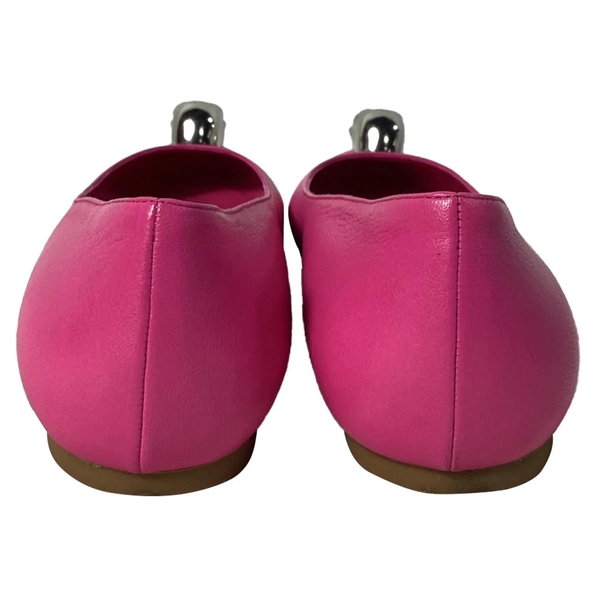 Alexander McQueenSkull City Ballet Flats in Pink Leather