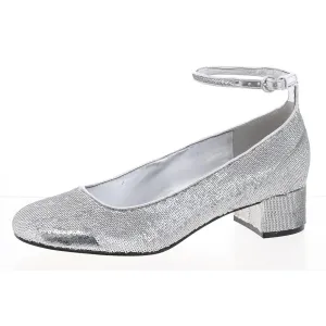 Amaize Womens Ankle Strap Slip On Mary Janes