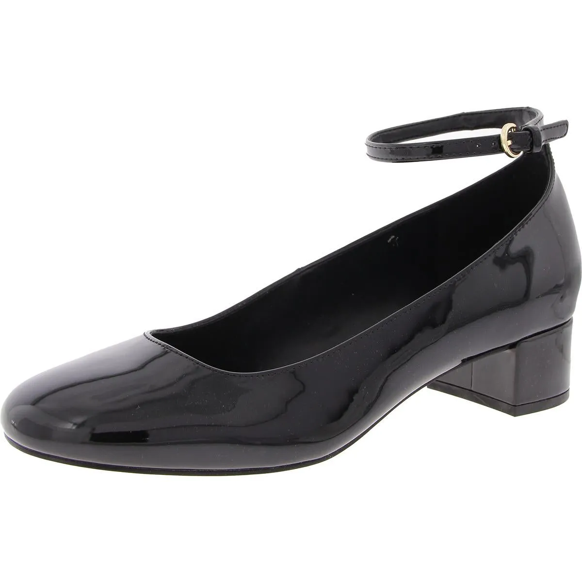 Amaize Womens Ankle Strap Slip On Mary Janes