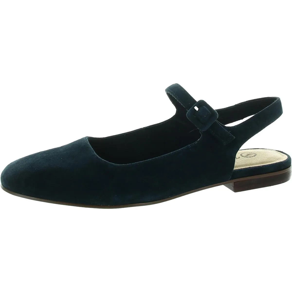 Andie Womens Leather Square Toe Mary Janes