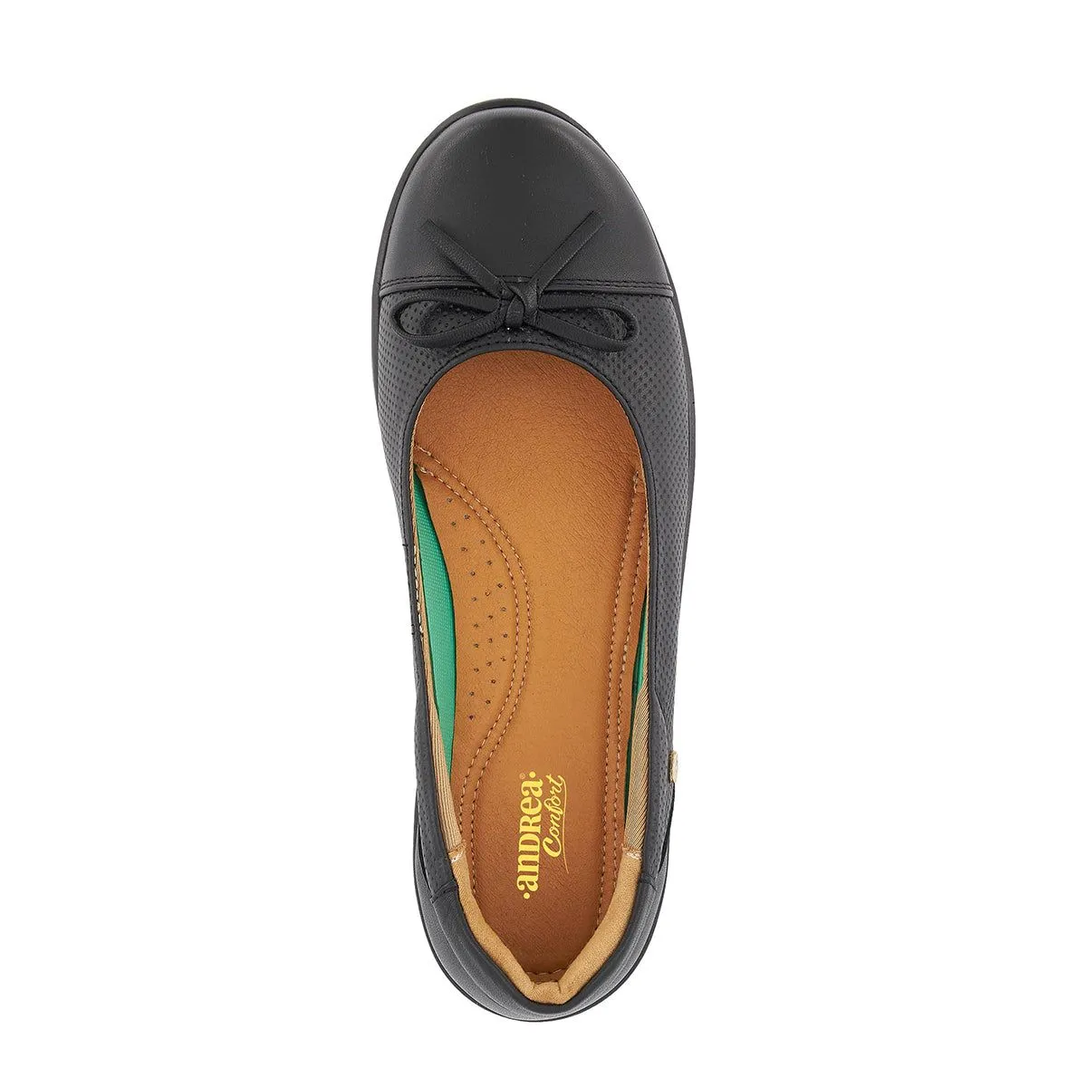 Andrea Leather Ballerinas Ultra Comfort