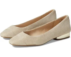 Anne Klein Carlie Flats Women's US 6 Platinum Slip On Comfort Block Heel FZP519