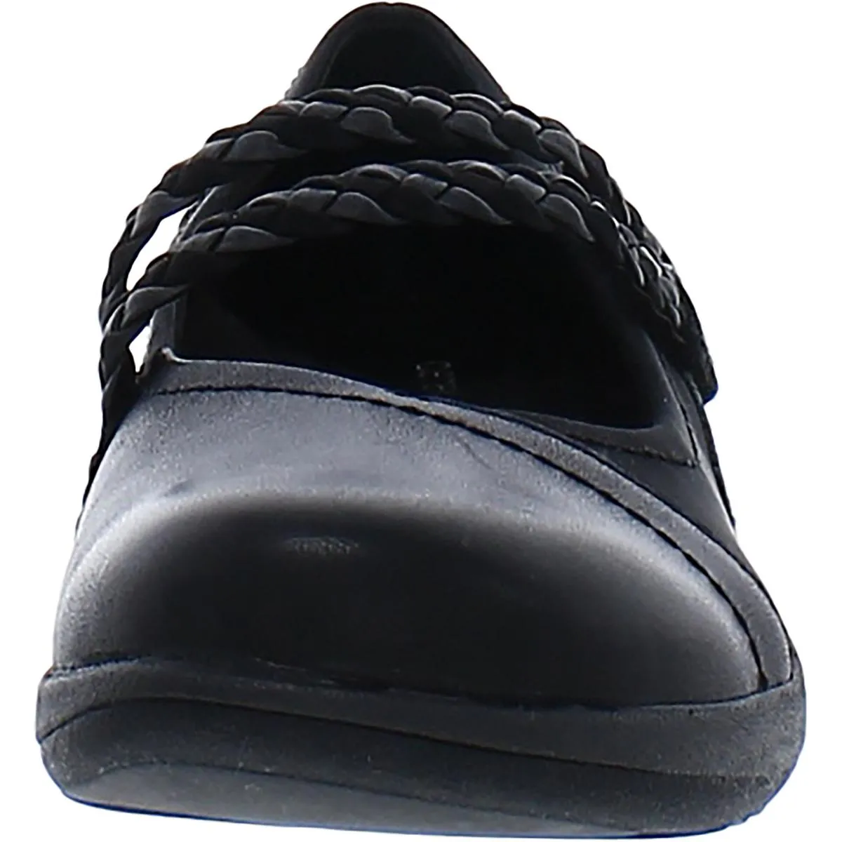 Annie Womens Leather Slip-On Mary Janes