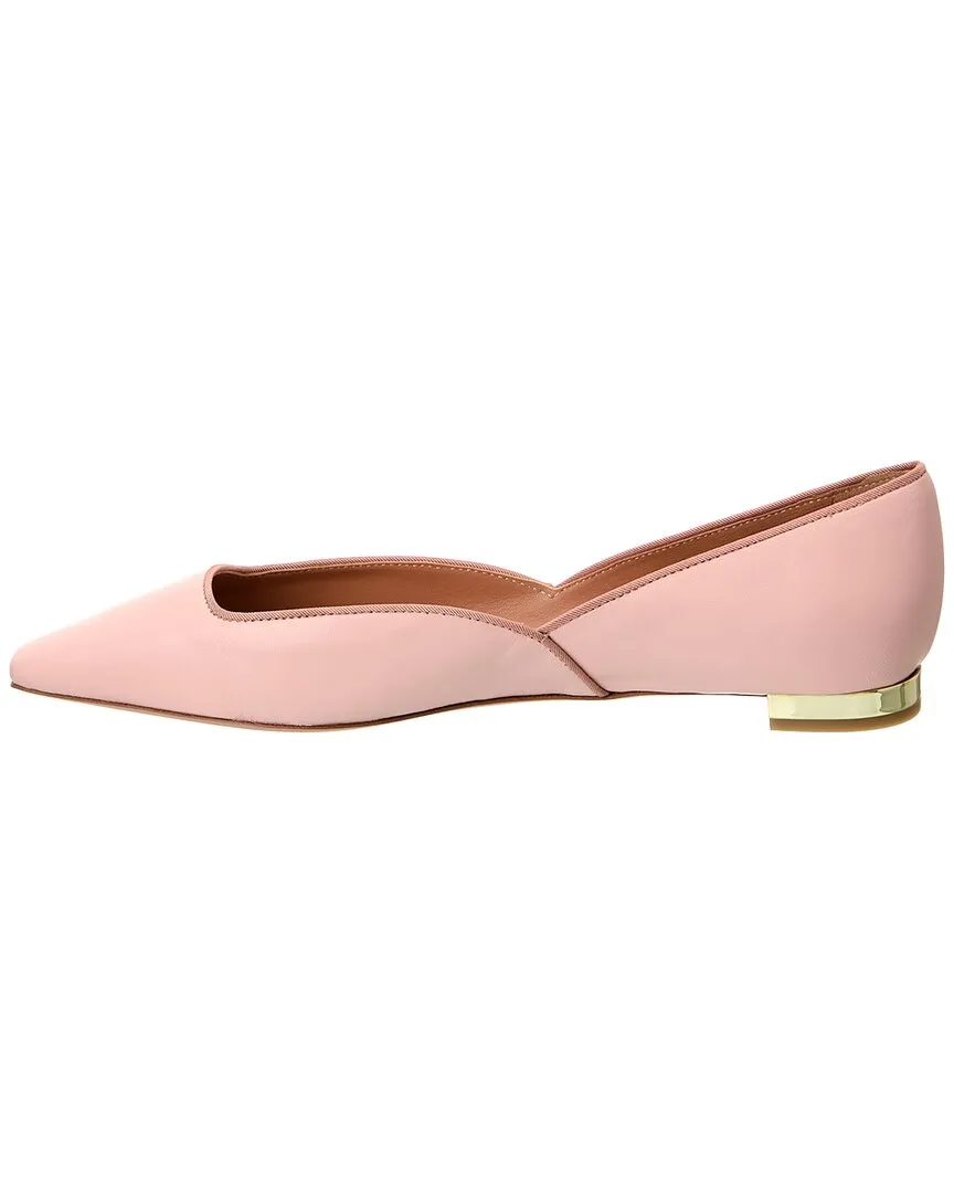 Aquazzura Maia Leather Flat