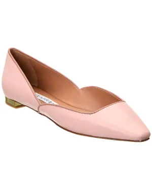 Aquazzura Maia Leather Flat