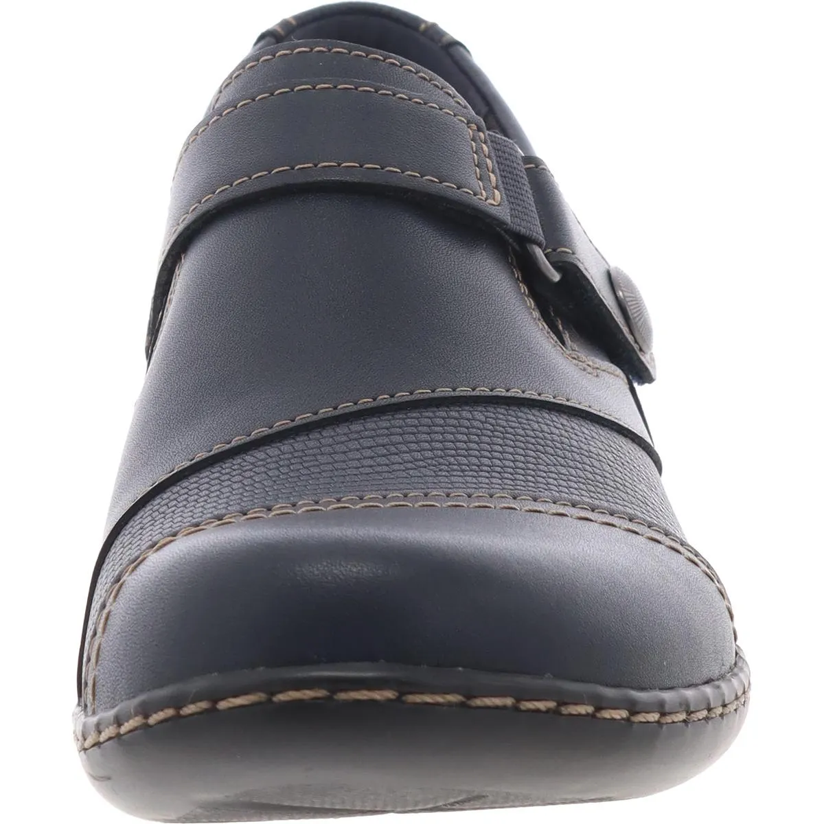 Ashland Gem Womens Padded Insole Leather Clogs