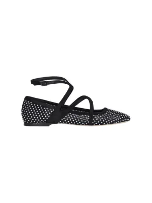 Astoria" Ballerinas With Strass  Black