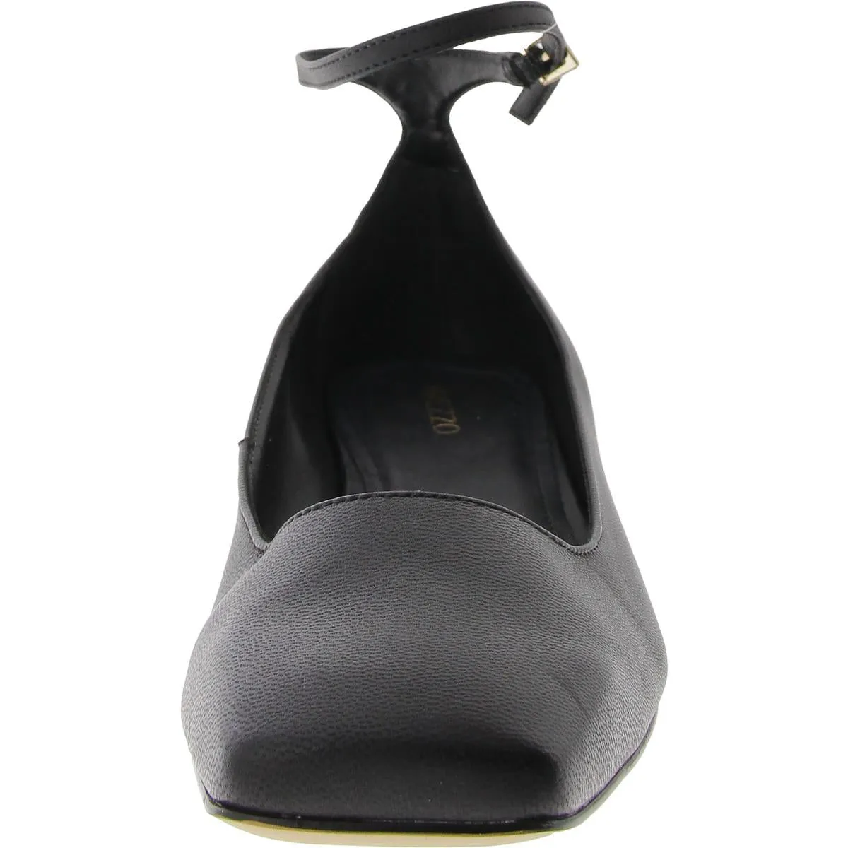 Aubrey Womens Leather Square Toe Slingbacks