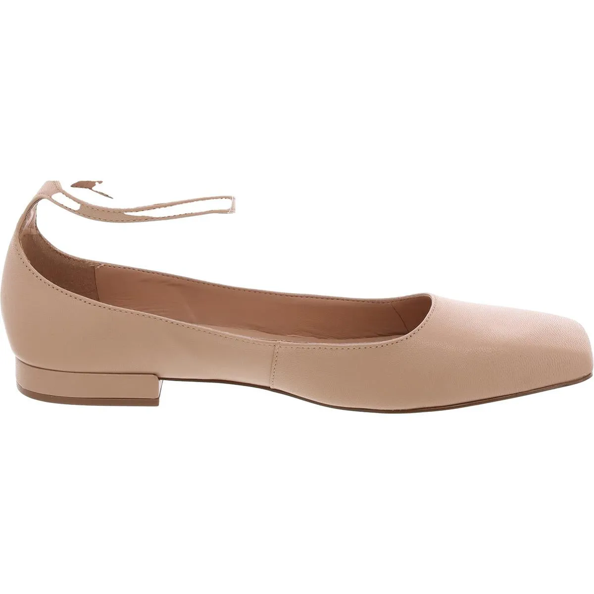 Aubrey Womens Leather Square Toe Slingbacks
