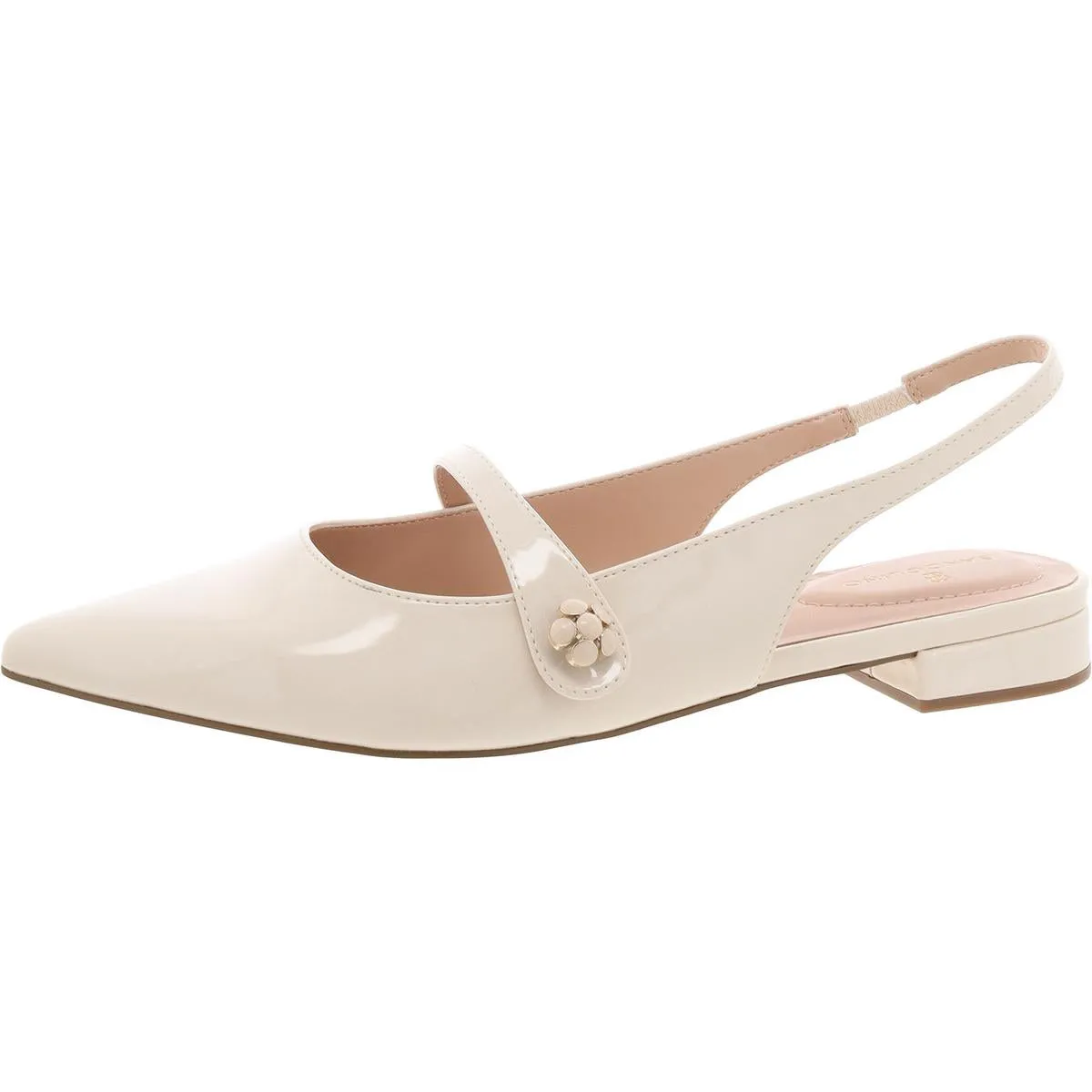 Aubriana 3 Womens Patent Mary Jane Slingbacks
