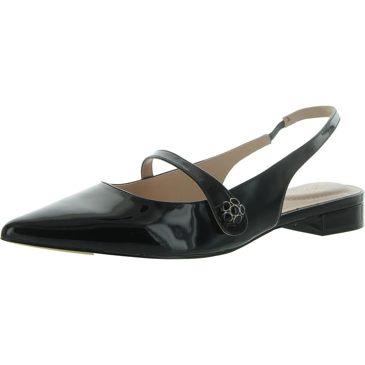 Aubriana 3 Womens Patent Mary Jane Slingbacks