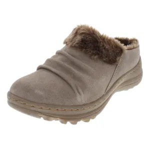 Audry Womens Suede Cold Weather Clogs