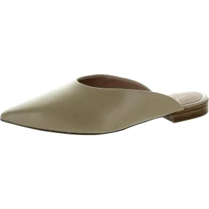 Ayla Womens Padded Insole Leather Mules