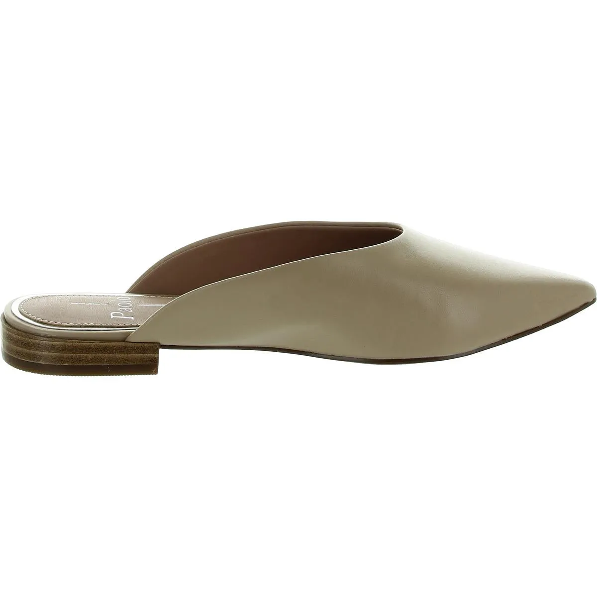 Ayla Womens Padded Insole Leather Mules