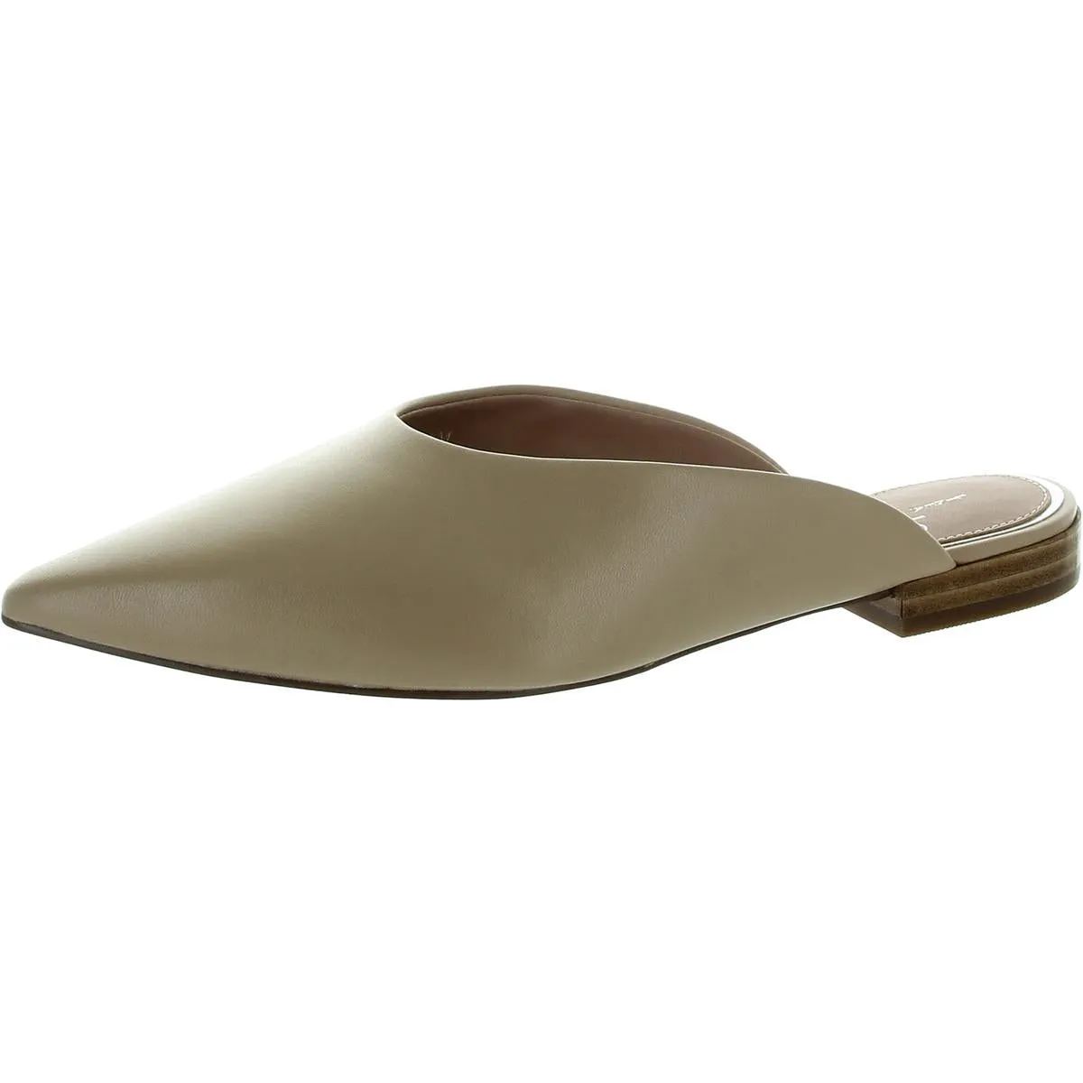 Ayla Womens Padded Insole Leather Mules