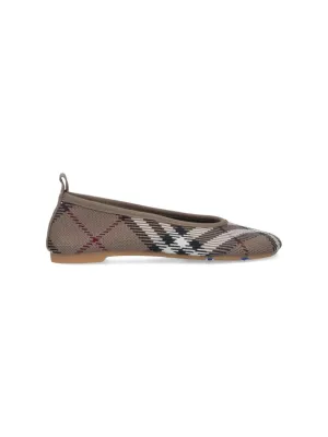 Baby Check" Ballet Flats  Brown