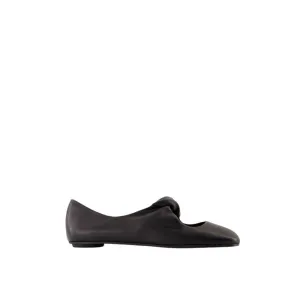 Ballerinas - Leather - Black