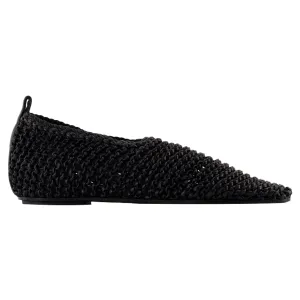 Ballerinas - TOTEME - Leather - Black