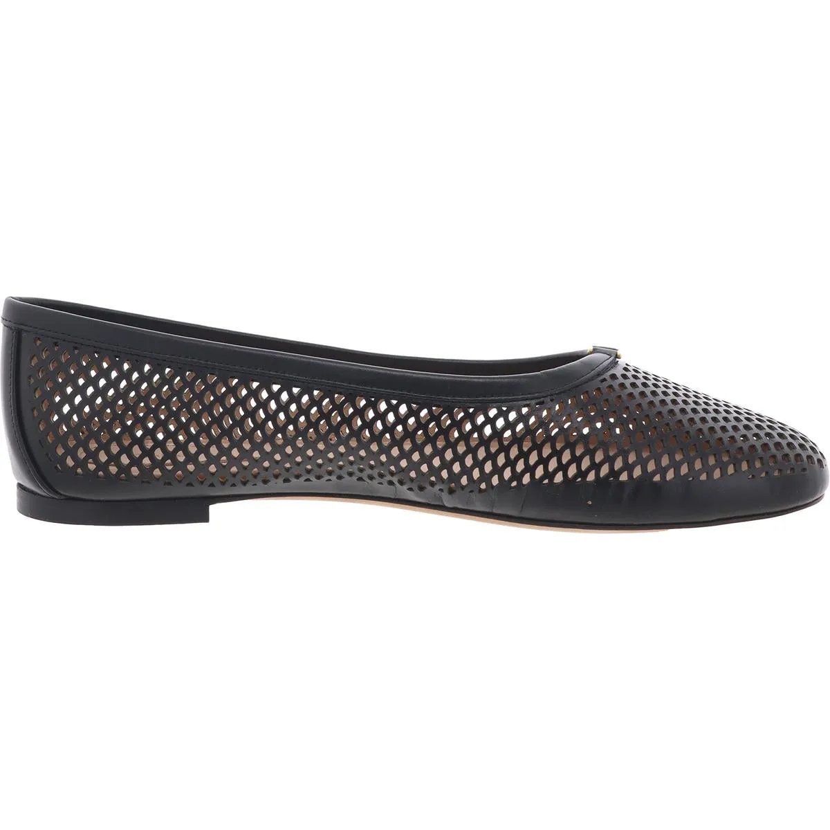 Ballerinas Womens Laser Cut Man Made Ballet Flats