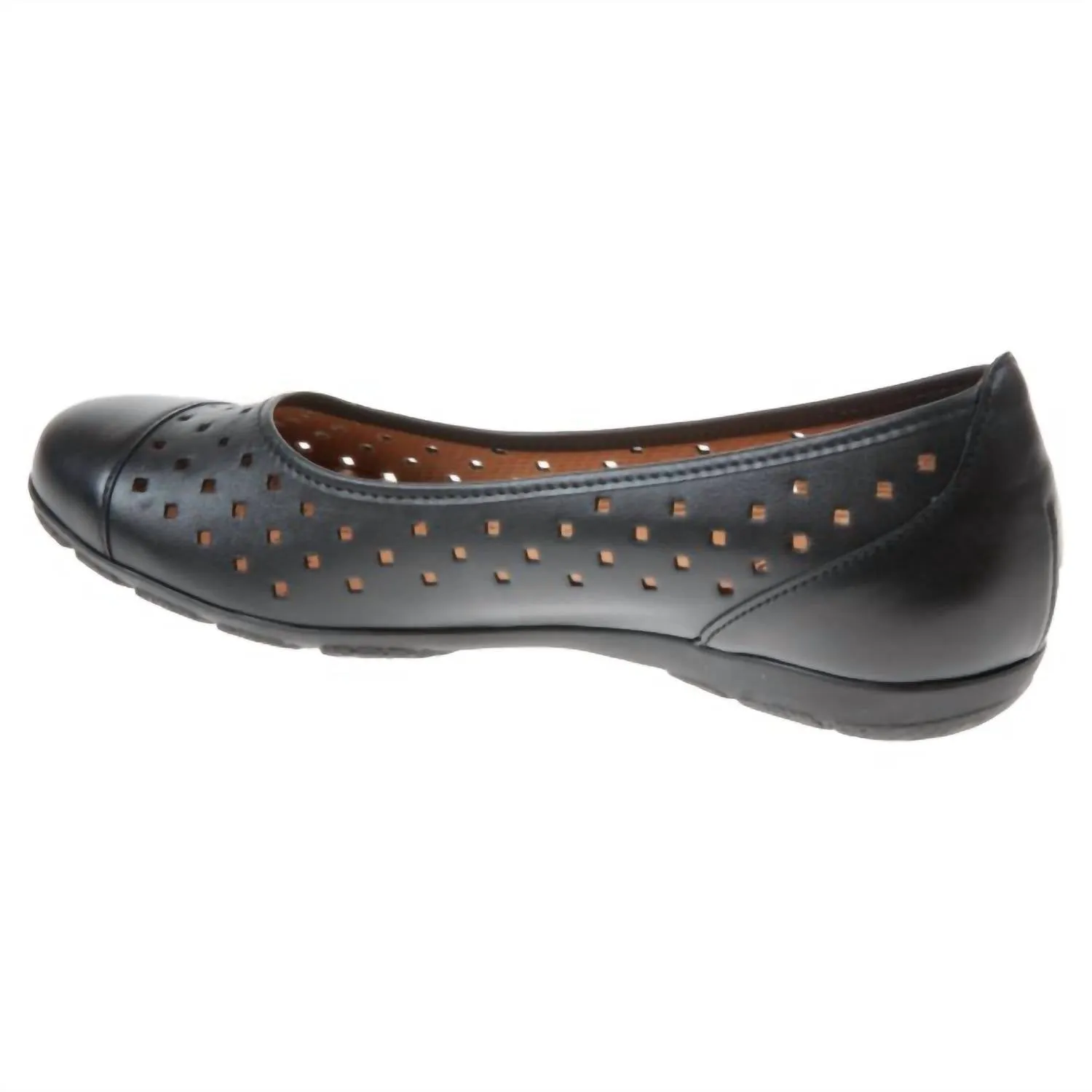 Ballet Flat Shoes In Schwarz