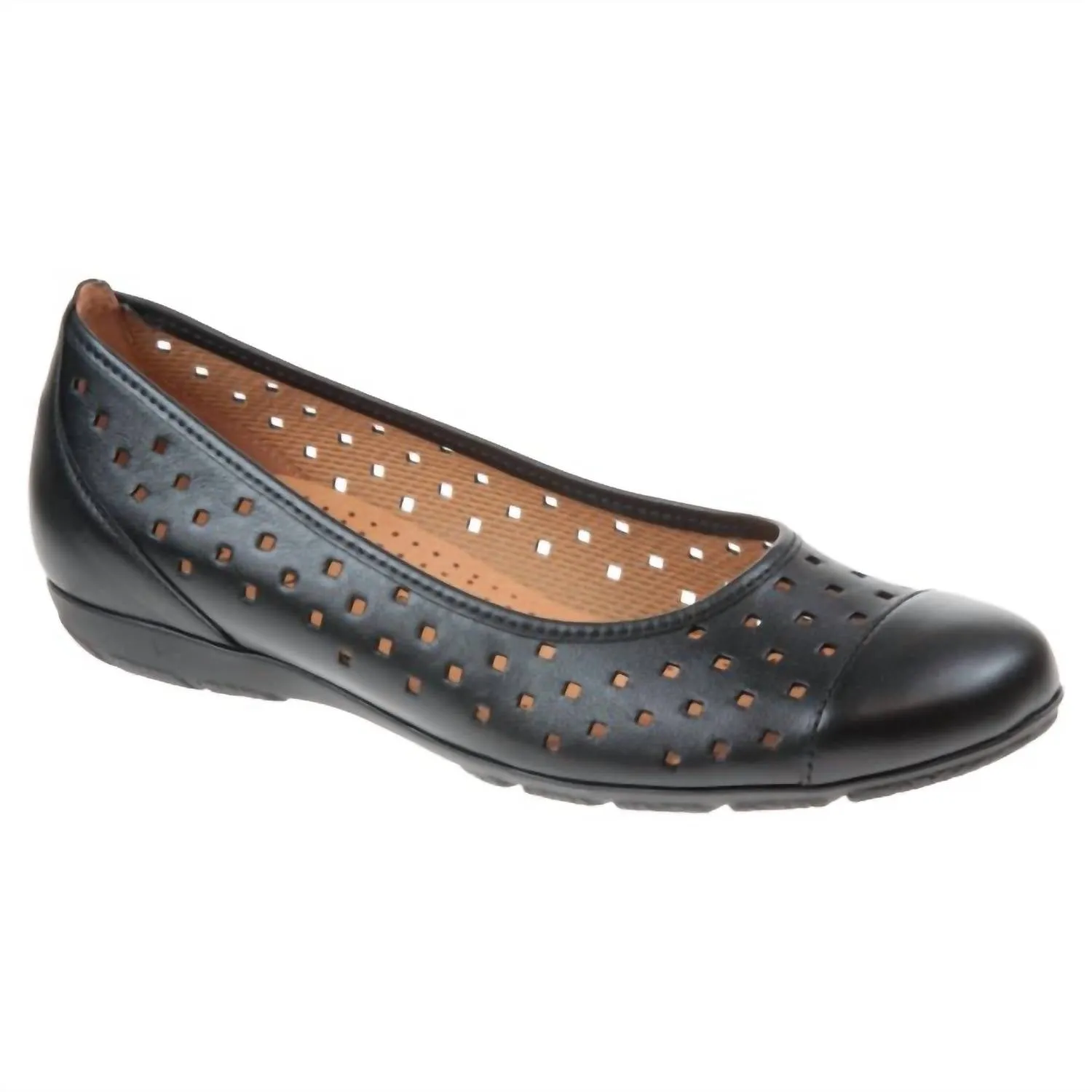 Ballet Flat Shoes In Schwarz