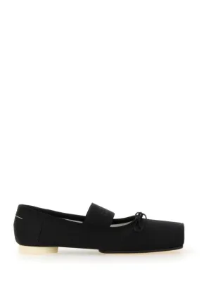 Ballet Flats With Signature Bow Detail